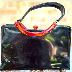 Vintage Black Garay Handbag.